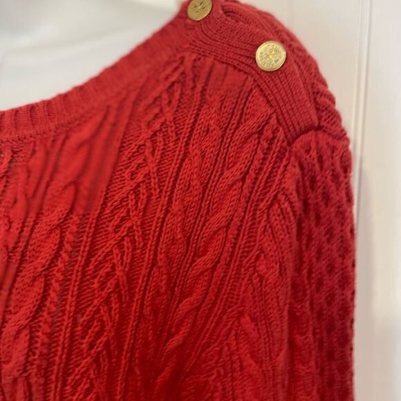 TOMMY HILFIGER RED sweater size XL - Picture 3 of 7